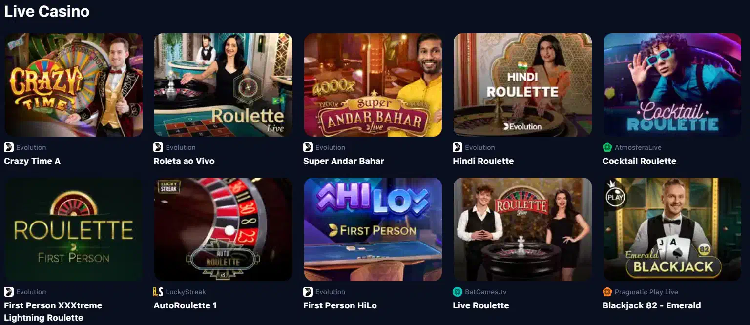 lucky star live casino